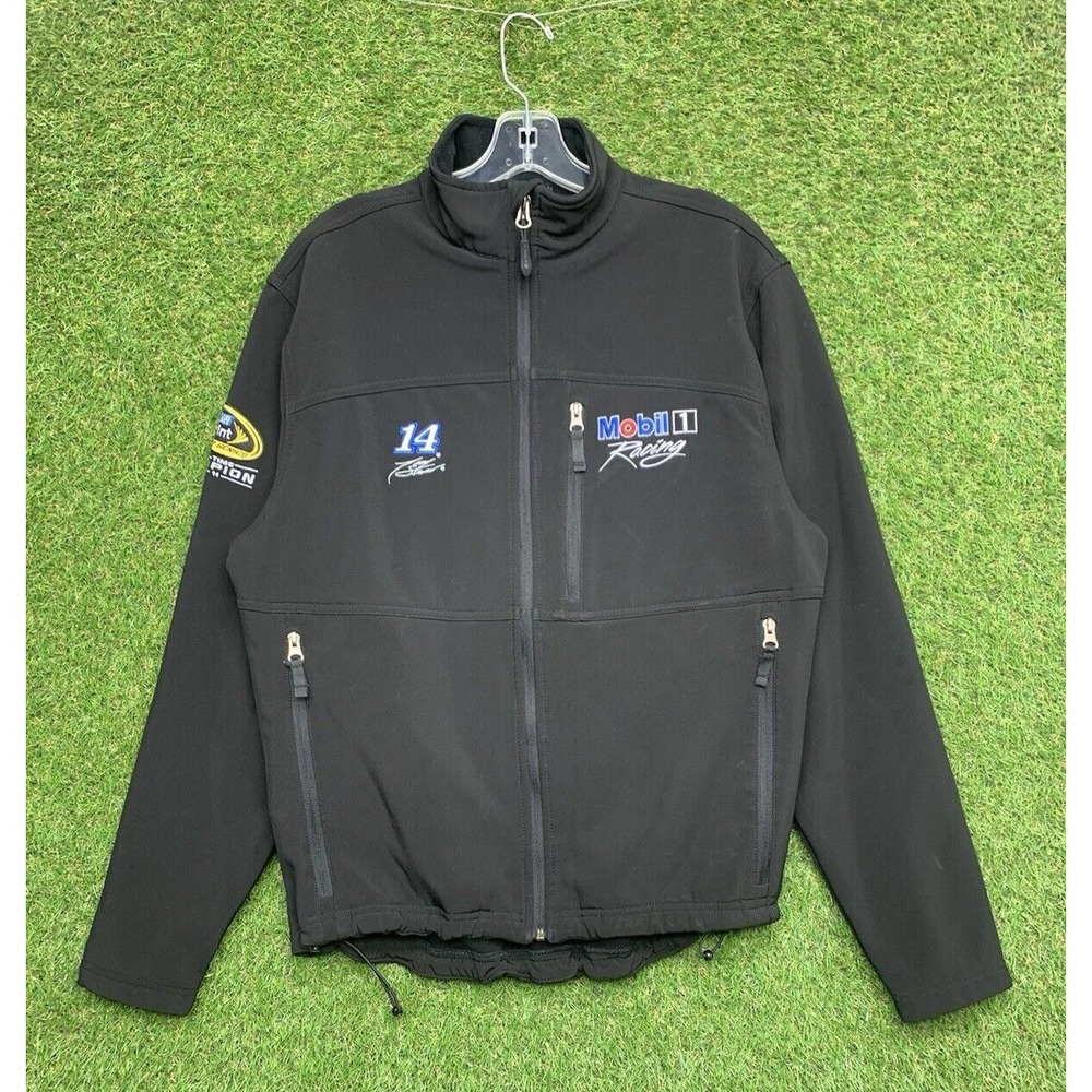 Tony Stewart #20 Home Depot Track Jacket Mens Small Full Zip Up Soft Shell Cinch